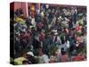 Chichicastenango Market, Guatemala, Central America-Sergio Pitamitz-Stretched Canvas