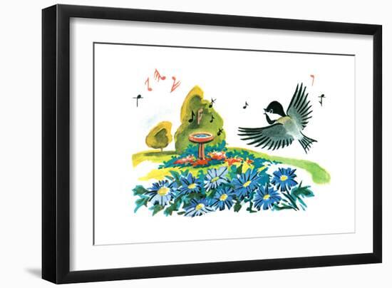 Chick-A-Dee-Dee-Dee - Jack & Jill-Florence McCurdy-Framed Premium Giclee Print