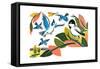 Chick-A-Dee-Dee-Dee - Jack & Jill-Florence McCurdy-Framed Stretched Canvas