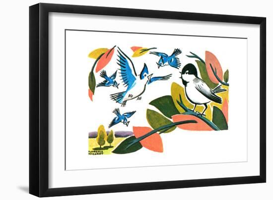 Chick-A-Dee-Dee-Dee - Jack & Jill-Florence McCurdy-Framed Premium Giclee Print