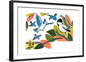 Chick-A-Dee-Dee-Dee - Jack & Jill-Florence McCurdy-Framed Giclee Print