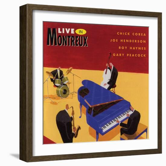 Chick Corea - Live in Montreux-null-Framed Art Print