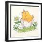 Chick with Egg-Beverly Johnston-Framed Giclee Print