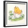 Chick with Egg-Beverly Johnston-Framed Giclee Print