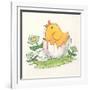 Chick with Egg-Beverly Johnston-Framed Giclee Print