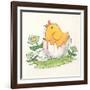 Chick with Egg-Beverly Johnston-Framed Giclee Print