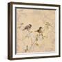 Chickadee and Pear-Jill Schultz McGannon-Framed Art Print