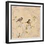 Chickadee and Pear-Jill Schultz McGannon-Framed Art Print