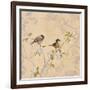 Chickadee and Pear-Jill Schultz McGannon-Framed Art Print