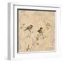 Chickadee and Pear-Jill Schultz McGannon-Framed Art Print