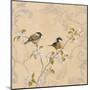 Chickadee and Pear-Jill Schultz McGannon-Mounted Art Print