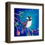 Chickadee at Night-Jennifer Lommers-Framed Art Print
