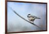Chickadee in the Snow-Jai Johnson-Framed Giclee Print