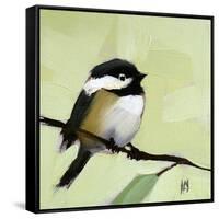 Chickadee No. 143-Angela Moulton-Framed Stretched Canvas