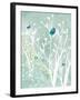 Chickadee on White Branches-Bee Sturgis-Framed Art Print