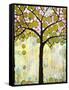 Chickadee Tree 1-Blenda Tyvoll-Framed Stretched Canvas