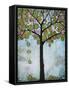 Chickadee Tree 2-Blenda Tyvoll-Framed Stretched Canvas