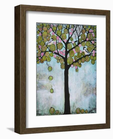 Chickadee Tree 2-Blenda Tyvoll-Framed Giclee Print