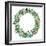 Chickadee Wreath-Lauren Wan-Framed Giclee Print