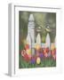 Chickadees and Tulips-William Vanderdasson-Framed Giclee Print