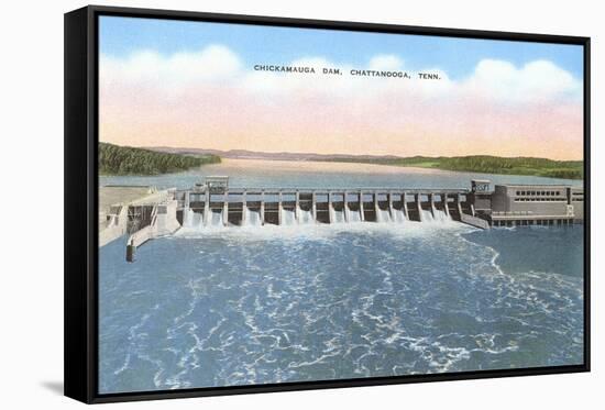 Chickamauga Dam, Chattanooga, Tennessee-null-Framed Stretched Canvas