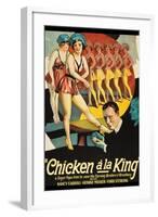 Chicken a La King-null-Framed Art Print