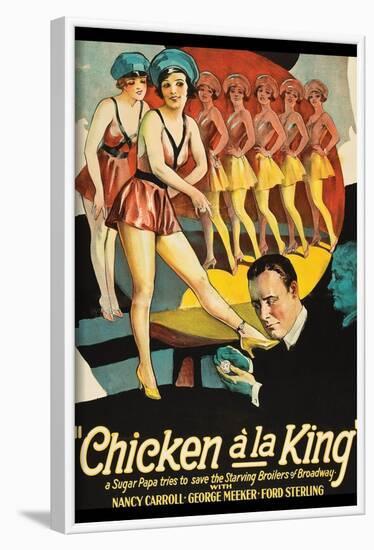 Chicken a La King-null-Framed Art Print