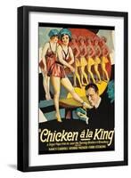 Chicken a La King-null-Framed Art Print