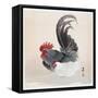 Chicken and Rooster-Ohara Koson-Framed Stretched Canvas