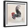 Chicken and Rooster-Ohara Koson-Framed Giclee Print