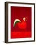 Chicken and worm,1998,(oil on linen)-Cristina Rodriguez-Framed Giclee Print