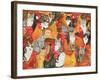 Chicken-Cats-Ditz-Framed Giclee Print