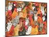 Chicken-Cats-Ditz-Mounted Giclee Print