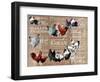 Chicken Collage 1-The Saturday Evening Post-Framed Premium Giclee Print