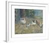 Chicken Coop at the Red House, Pontoise-Camille Pissarro-Framed Premium Giclee Print