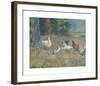 Chicken Coop at the Red House, Pontoise-Camille Pissarro-Framed Premium Giclee Print