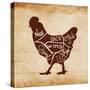 Chicken Cut-OnRei-Stretched Canvas