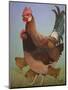 Chicken Family, 2016-Pat Scott-Mounted Giclee Print