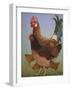 Chicken Family, 2016-Pat Scott-Framed Giclee Print