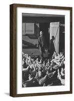 Chicken Farm, Mori Nakashima-Ansel Adams-Framed Art Print