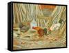 Chicken Feed-Ditz-Framed Stretched Canvas