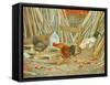 Chicken Feed-Ditz-Framed Stretched Canvas