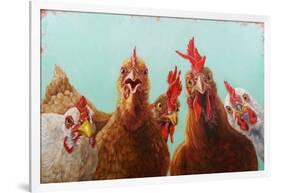 Chicken for Dinner-Lucia Heffernan-Framed Art Print