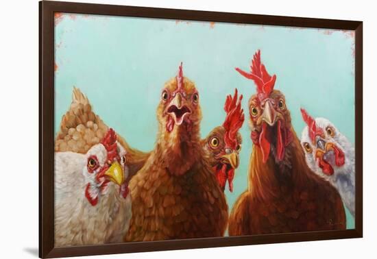 Chicken for Dinner-Lucia Heffernan-Framed Art Print