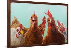 Chicken for Dinner-Lucia Heffernan-Framed Art Print