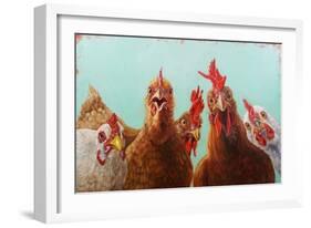 Chicken for Dinner-Lucia Heffernan-Framed Premium Giclee Print