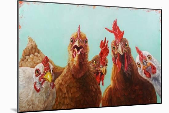Chicken for Dinner-Lucia Heffernan-Mounted Premium Giclee Print