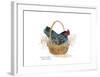 Chicken in a Basket-Robert A^ Fleming-Framed Art Print