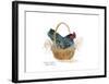 Chicken in a Basket-Robert A^ Fleming-Framed Art Print