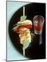 Chicken Kebab and Asian Drink-Jean Cazals-Mounted Photographic Print